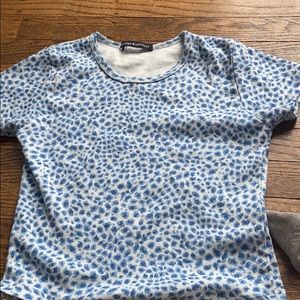 brandy melville leopard print shirt
